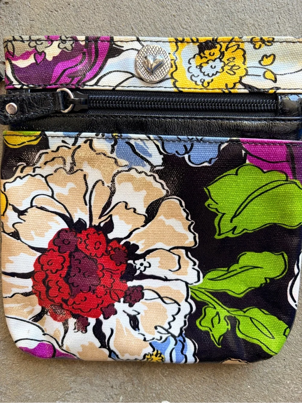 Brighton Bloom colorful crossbody slim cell phone case purse